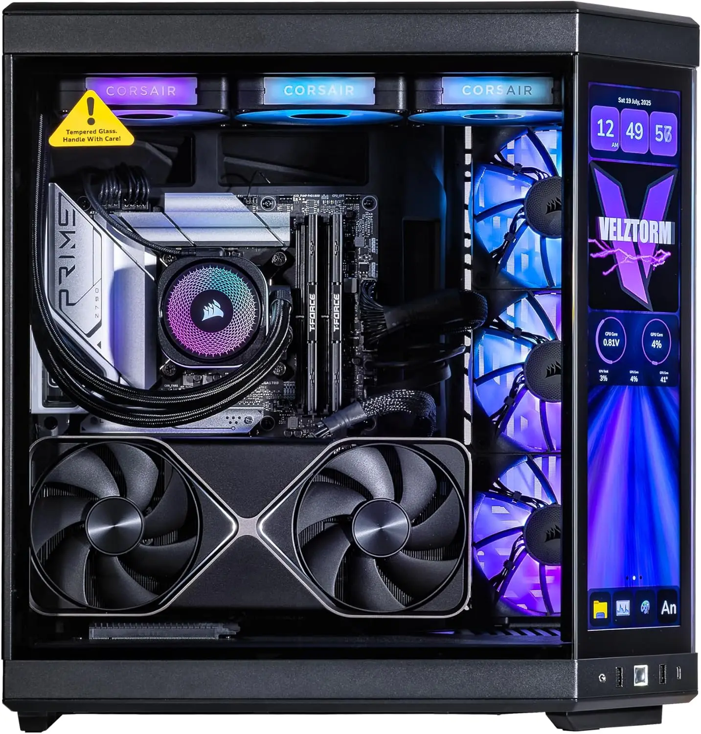 كمبيوتر مكتبي للألعاب Velztorm - مراجعة Rtx 5090 32Gb وسعره
